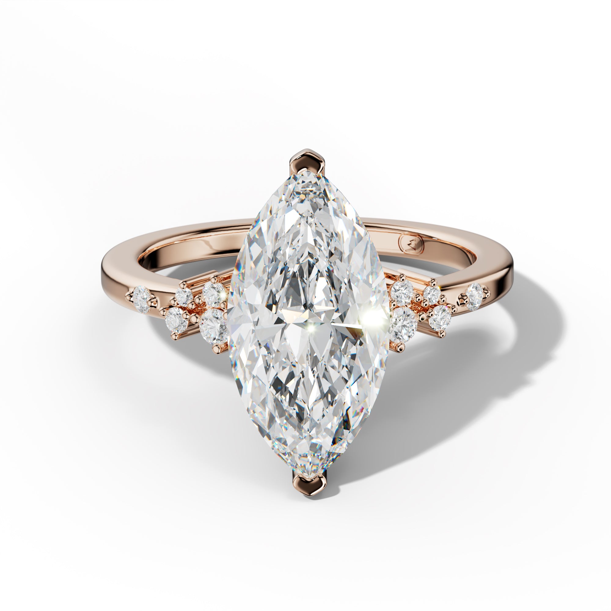 Elise Marquise Cut Engagement Ring